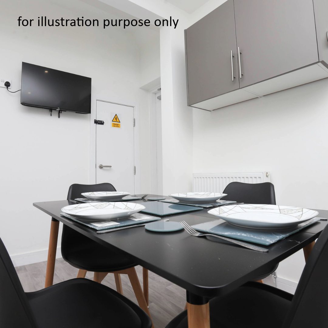 Design concept for a modern 5-bedroom HMO property