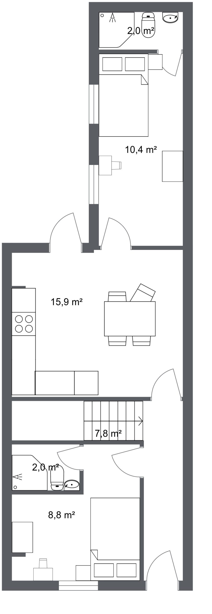 Ground floor plan – Ramsden Street, Barrow-in-Furness