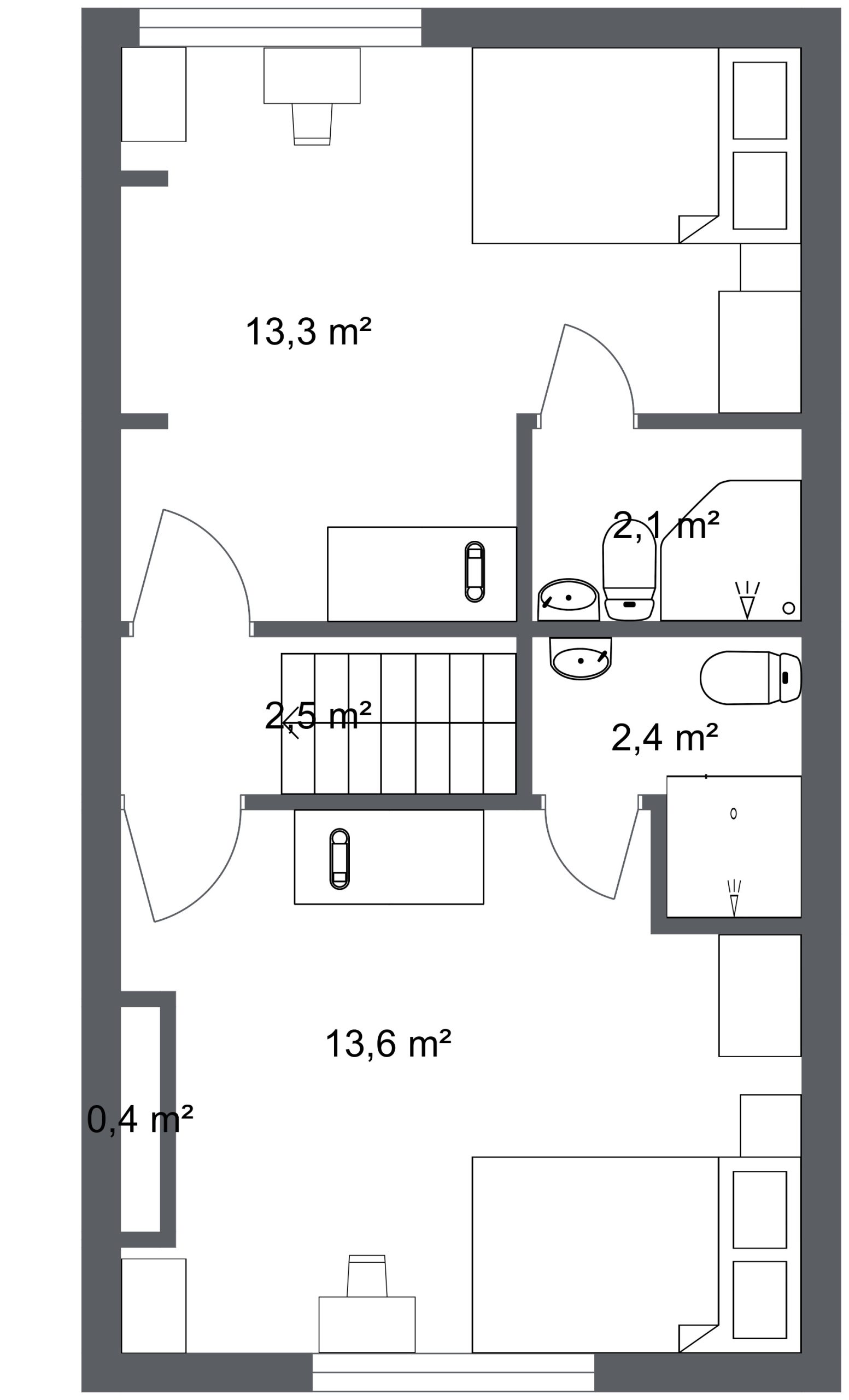 First floor plan – Ramsden Street, Barrow-in-Furness